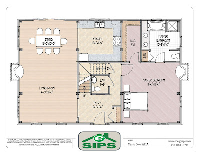 colonial house layout